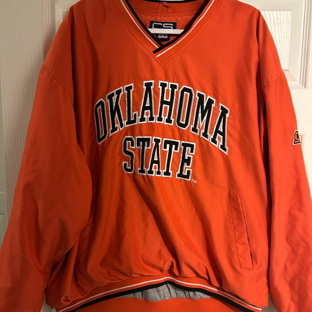 VINTAGE! Oklahoma State Orange Pullover